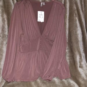 NWT ASOS long sleeve dress top